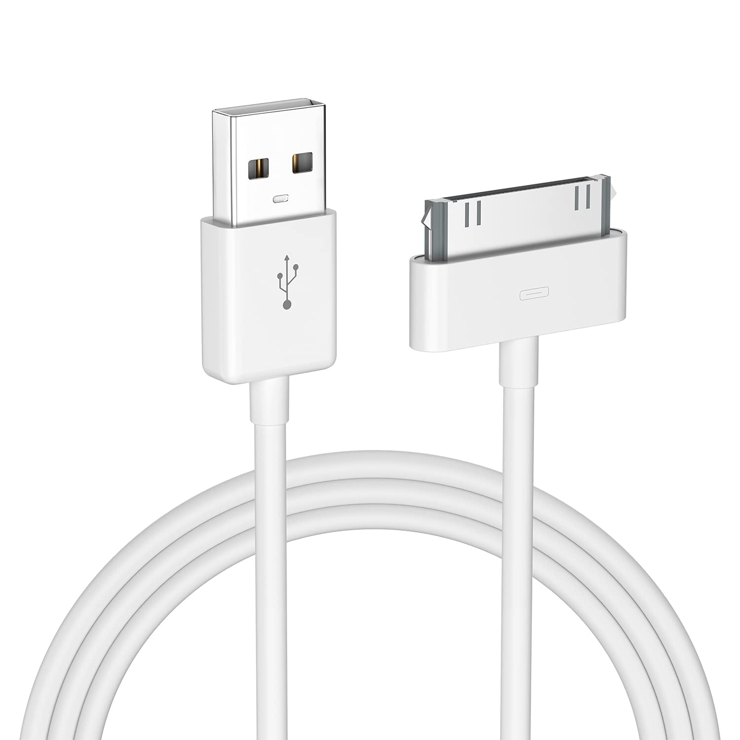 Cable De Carga Sarmert Usb De 30 Pines Certificado Por Apple, 1,2 M, Blanco
