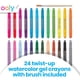 thumbnail image 2 of Set de crayones de gel Ooly Smooth Stix 24 Watercolor Rainbow con brocha, 2 of 6