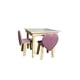 thumbnail image 1 of Set Mesa + 2 Sillas infantil terciopelo, 1 of 4