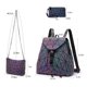thumbnail image 3 of Mochila LOVEVOOK Geometric Luminous para mujer holográfica, 3 of 6