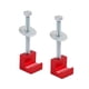 thumbnail image 3 of Caja De Herramientas Cruzada Con Gancho En J De 4 Piezas Montaje Fácil A Prueba De Herrumbre Para Suministros De Automóviles Rojo, 3 of 5