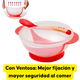 thumbnail image 4 of Set Alimentación Bebé Cuchara Pocillo Con Ventosa Fijación Roja, 4 of 7