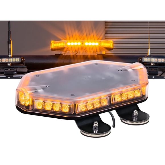Barra de Luz Estroboscópica LED LAMPHUS 30 cm 40 W Ámbar 63 Patrones