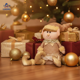 thumbnail image 2 of Duende Navideño Peluche Dorado 25cm Decoración Navidad, 2 of 9