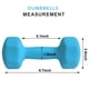 thumbnail image 2 of Mancuernas Balelinko de 15 lb por par, hexagonales de neopreno, azul, 2 of 7