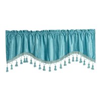 Bothyi - Cortinas De Ventana Pequeña, Cortina De Ventana De Bolsillo Para Barra Para Dormitorio, Baño, Ventanas, Azul