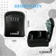 thumbnail image 4 of Caja de Almacenamiento de Llaves Kingsley QCH-807 Montada en Pared, 4 of 7