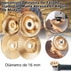 thumbnail image 4 of Disco Desgaste De Madera Estándar 16 Mm Lijado Esmeril 4pcs, 4 of 9