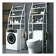 thumbnail image 4 of Organizador Repisa Estante Lavadora Baño Metálico Rack Color Blanco, 4 of 5