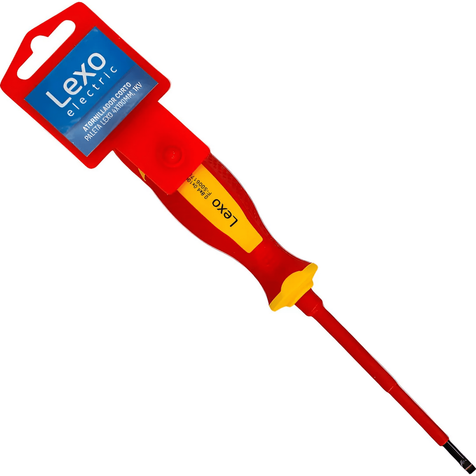 Genérico - Atornillador Aislado Corto Paleta 4x100mm 1000v Lexo Variante