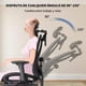 thumbnail image 4 of Silla de Oficina Ultra Ergonómica de Malla con Altura Ajustable, Soporte Lumbar y Reposapiés. Silla Ejecutiva Reclinable con Cabecera. Silla de Trabajo con Descansabrazos Ajustables., 4 of 8