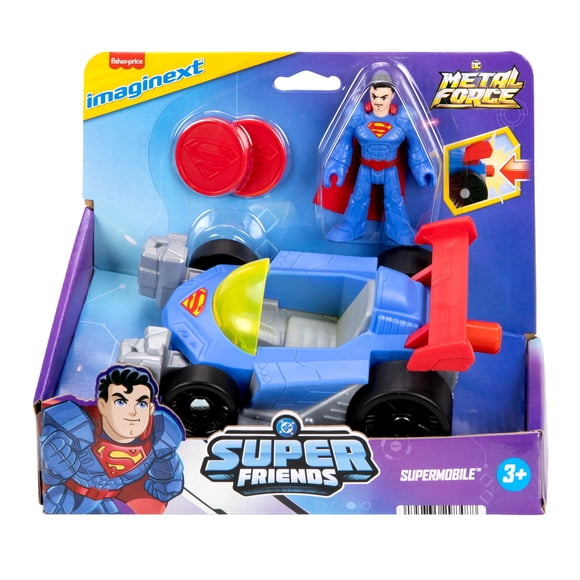 Imaginext Dc Super Friends Superman Vehículo Lanzador