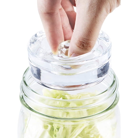 Pesas de vidrio de fermentación, paquete de 4 unidades, para tarros de cristal de boca ancha