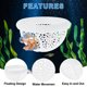thumbnail image 2 of Unique Bargains Cueva Escondite para Betta Acuario Flotante Escondite Multifuncional para Peces Betta Blanco, 2 of 6