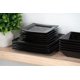 thumbnail image 2 of 10 Strawberry Street Nova Square Juego de Vajilla de 30 piezas, negro, 2 of 6