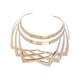 thumbnail image 5 of Collares Collar Lujoso Gargantilla Nacional Africana Para Niñas Mujeres Halloween Oro, 5 of 5