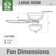 thumbnail image 5 of Ventilador de techo Hunter Newsome 53314 132 cm con luz LED en bronce, 5 of 9