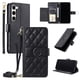 thumbnail image 5 of Funda tipo billetera FOXDOCK para Samsung Galaxy S23 – Tapa abatible con correa para mujer, 5 of 5