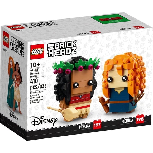 Juego de construcción LEGO BrickHeadz 40621 Moana y Mérida 410 piezas