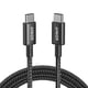 thumbnail image 1 of Cable USB-C a USB-C Anker Carga Rápida 60W 2m Negro, 1 of 5