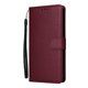 thumbnail image 1 of Funda Cartera para iPhone 16 Plus con Tarjetero, Soporte y Cordón - Protección Rojo, 1 of 6