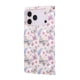 thumbnail image 4 of FOXDOCK Funda Tipo Cartera Floral para iPhone 17 Pro ,Funda con Tapa de Cuero PU, Protección Antigolpes con Ranuras para Tarjetas y Soporte, 4 of 5