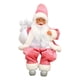 thumbnail image 3 of Figura De Papá Noel Sentado Decoración Navide?a Para Mesa De Chimenea De Interior 20x10x10 Cm Rosa, 3 of 5
