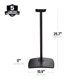thumbnail image 2 of Soporte SANUS para Sonos Era 100 y 300 de Altura Ajustable, 2 of 3