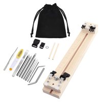 Magideal - Agujas De Cordones De Paracaídas, Con Tijeras De Material Acero Inoxidable, Fáciles De Utilizar, Fabricante Portátil De Pulseras Con Plantilla De Bricolaje Para