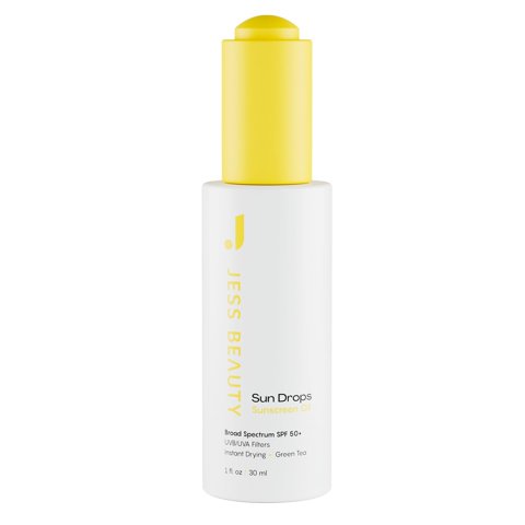 Protector Solar Jess Beauty Sun Drops Spf 50, 30 Ml, Con Escualano