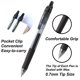 thumbnail image 4 of Plumas de gel Courise 30 unidades negras de punta media, 4 of 7