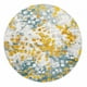 thumbnail image 1 of Alfombra Redonda Florida Amarilla 160 x 160 cm, 1 of 3
