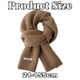 thumbnail image 5 of Bufanda de punto de lana de invierno para mujer y hombre, bufanda de cuello de punto de color sólido, pashmina, bufanda de cuello suave y cálida, 5 of 5
