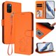 thumbnail image 2 of Carcasa Billetera de Cuero Sintético para Samsung Galaxy S20 Plus, Naranja, 2 of 6