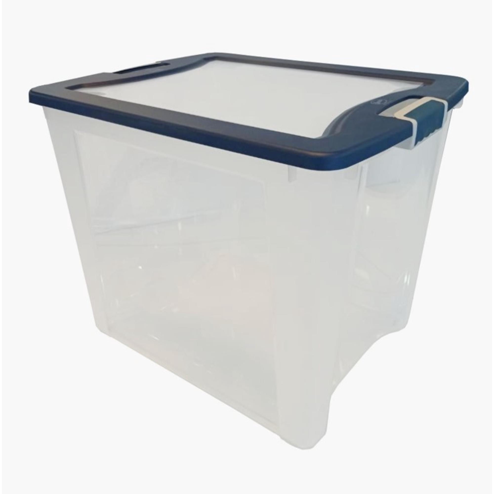 Caja Organizadora Clarity 91L Polietileno Transparente