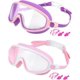 thumbnail image 1 of Gafas natación niños nuevas visión amplia antivaho anti-UV piscina 3-14 años, 1 of 6