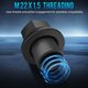 thumbnail image 5 of TUERCAS BTXKQTH M22x1.5 19 mm 10 unidades 33 mm hexagonales de acero, 5 of 7