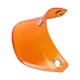 thumbnail image 3 of Visor De Casco Peak 3 Snap Sun Shade Protector Para Cascos Retro Reemplaza A Naranja, 3 of 5