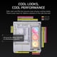 thumbnail image 5 of Pc Case 3500x Lx Ventilador Inverso Rgb De Media Torre Color Blanco, 5 of 8