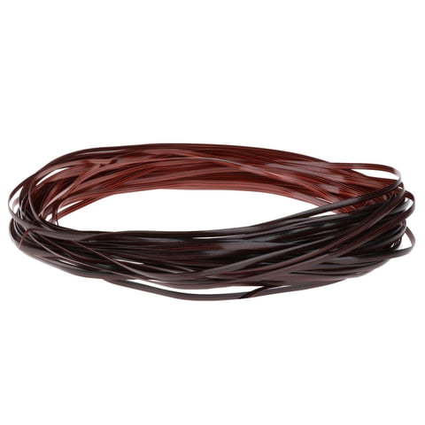 Ioensy - Kit De Reparación De Mimbre, Kit De Reemplazo Portátil Diy Para Cesta De Jardín, Marrón, Negro