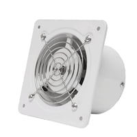 Magideal - Ventilador De Escape De 4 "", Ventilador Cuadrado De 20 W Montado En La Pared Para Ventana, Lavandería, Oficina