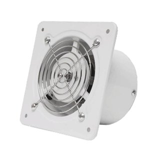 Magideal - Ventilador De Escape De 4 "", Ventilador Cuadrado De 20 W Montado En La Pared Para Ventana, Lavandería, Oficina