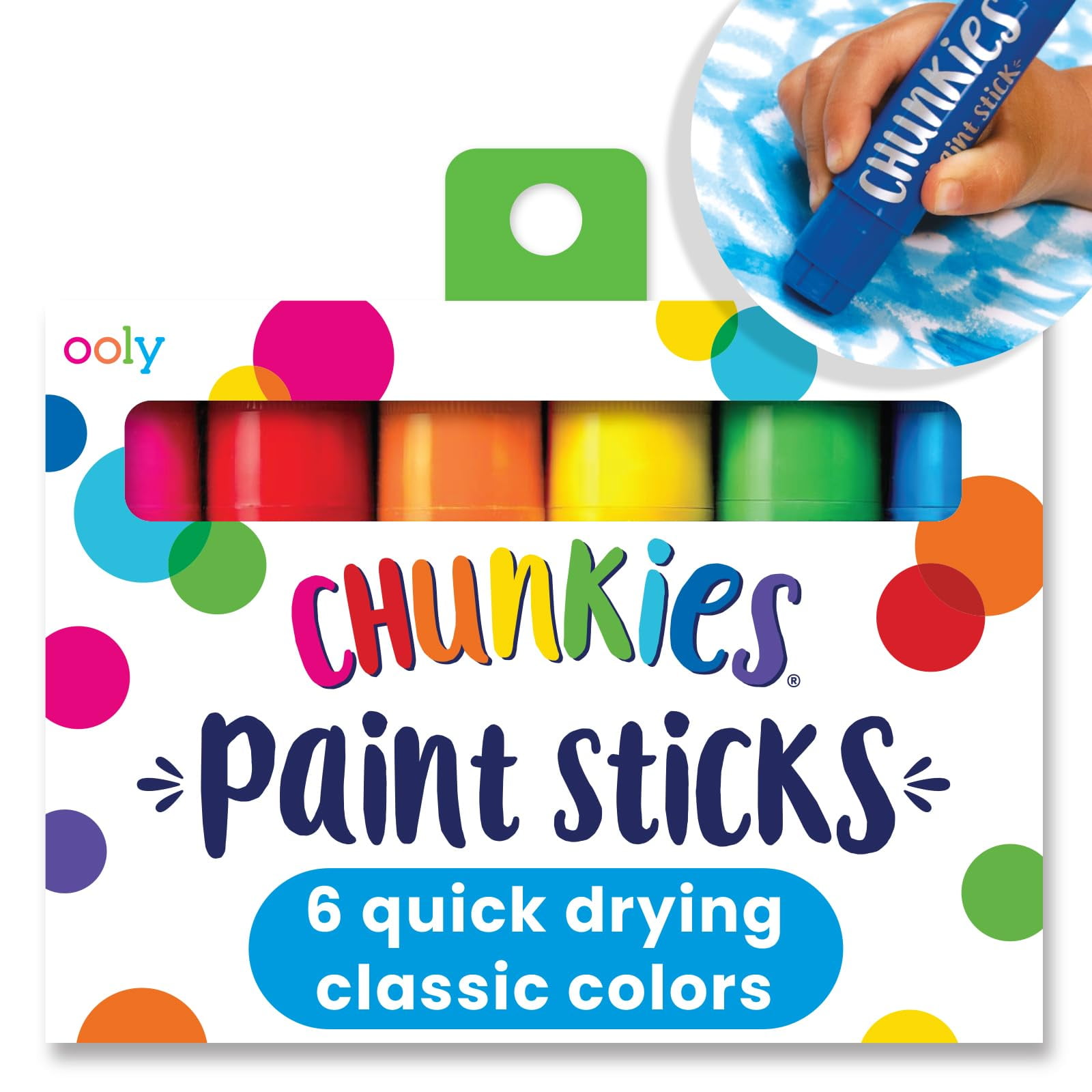 Barras De Pintura Ooly Chunkies 6, No Ensucian, Para Niños, Témpera