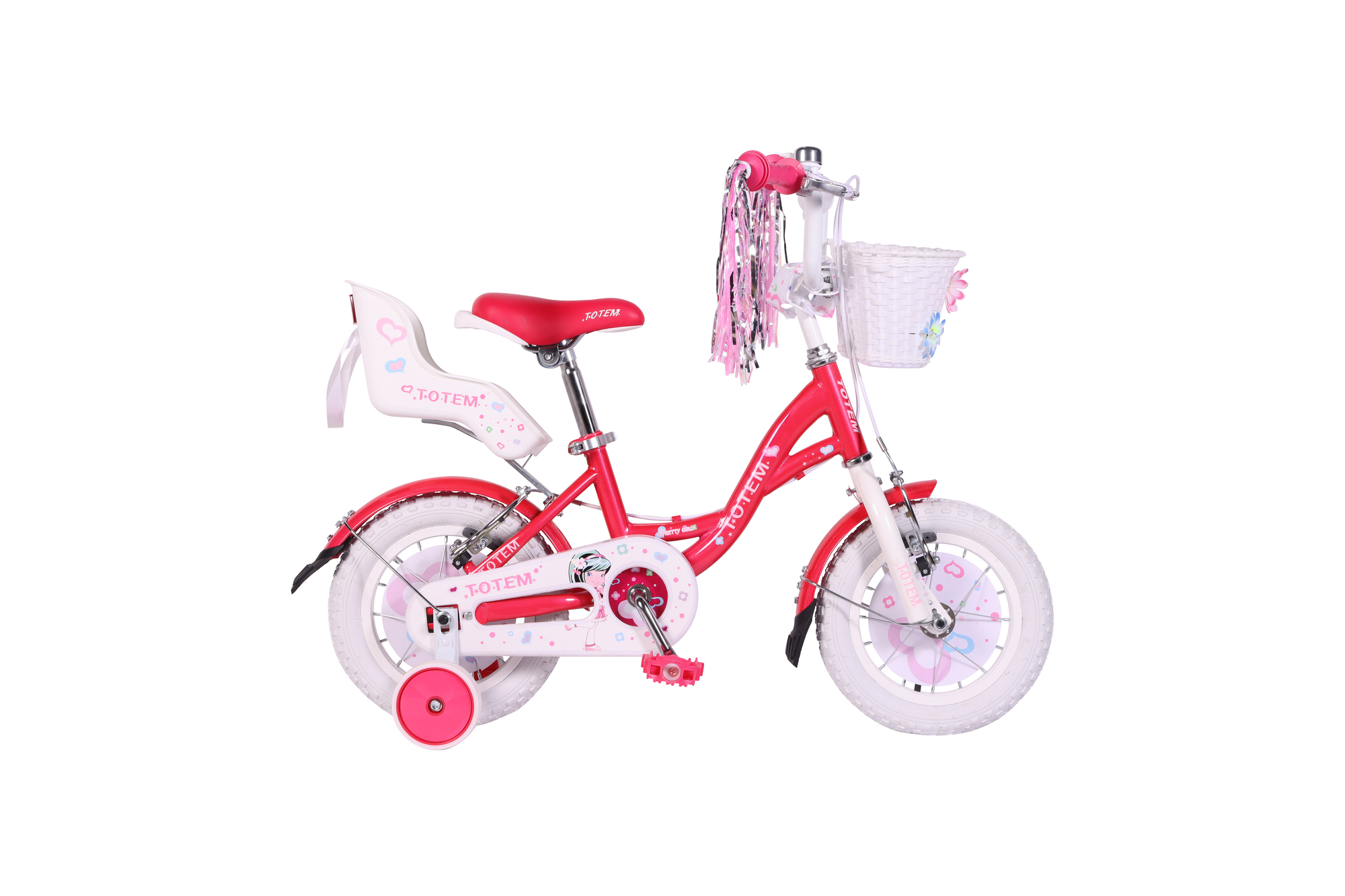 Totem - Bicicleta Infantil Aro 12 Pretty Girl Color Fucsia