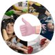thumbnail image 5 of Guantes desechables L3 Nivel 3 sin látex de nitrilo, 100 unidades, 5 of 7