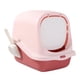 thumbnail image 2 of Bandejas De Arena Para Gatos Cerradas Con Capucha, Entrada Frontal Grande Con Bandeja De Arena Para Gatos Con Pala, Color Rosa, 2 of 5
