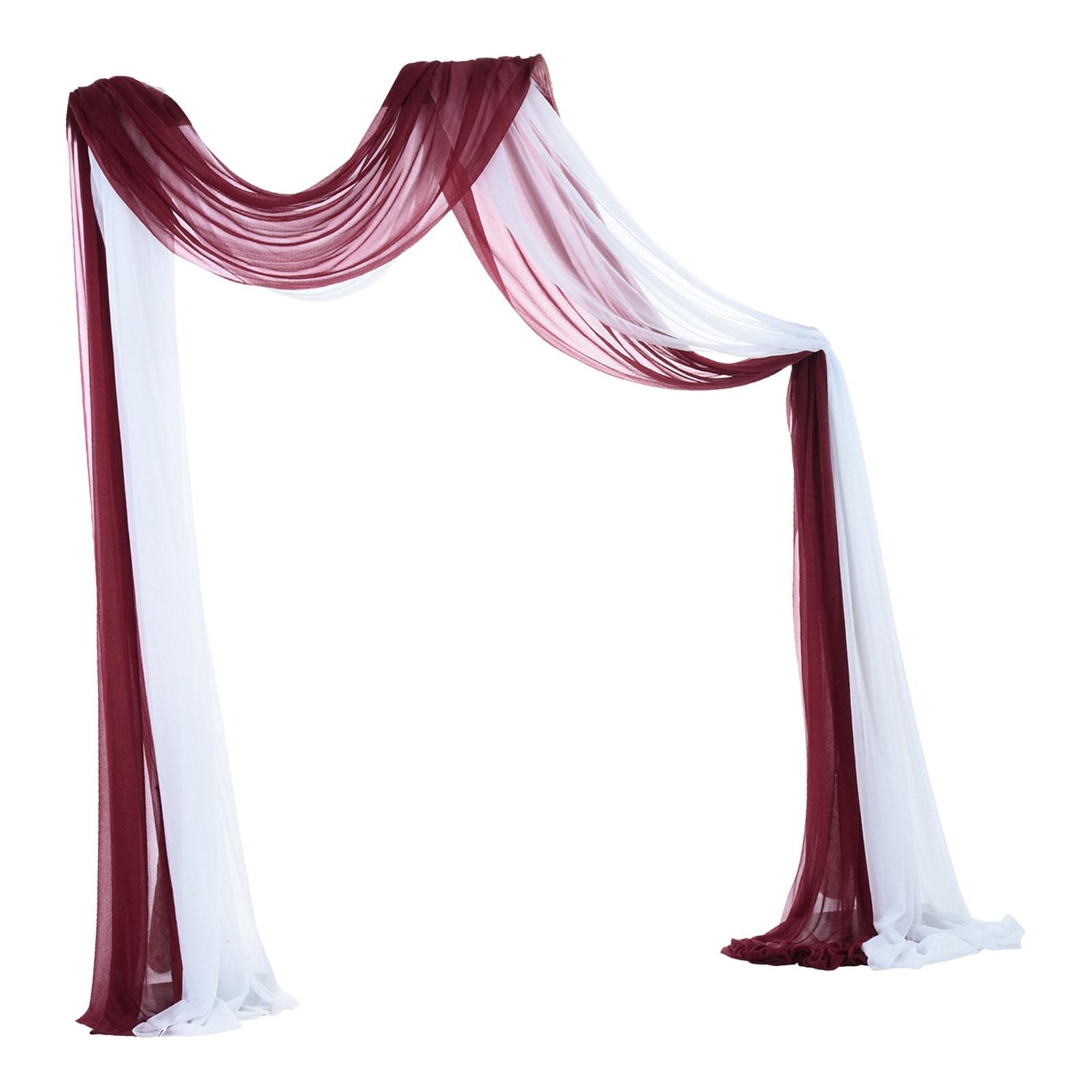 Bothyi - Paneles De Cortina De Telón De Fondo De Fiesta De Arco De Boda 70X550Cm Para Decoración De Escenario