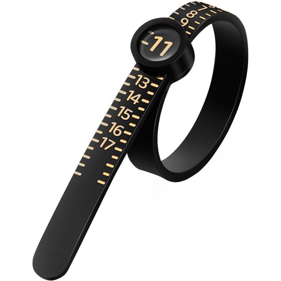 Medidor de Anillos Meowoo con Lupa Talla US 1-17