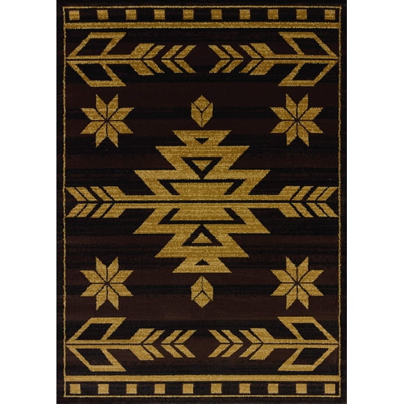 Alfombra United Weavers of America Affinity Teton Brown 55 x 95 cm