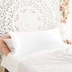 thumbnail image 1 of PiccoCasa Fundas de Almohada de Satén Suave como la Seda con Cremallera Fundas de Almohada Largas Queen Blanco Nieve, 1 of 7